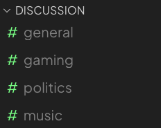 Channels with decrypted names